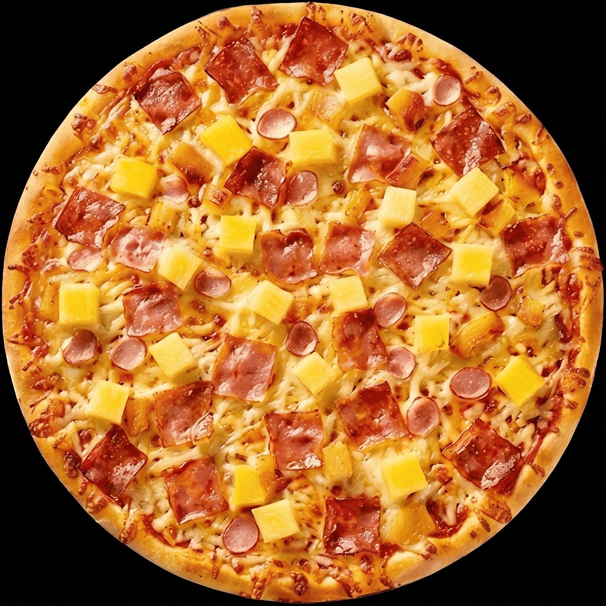 Hawaiian NY Style Pizza.