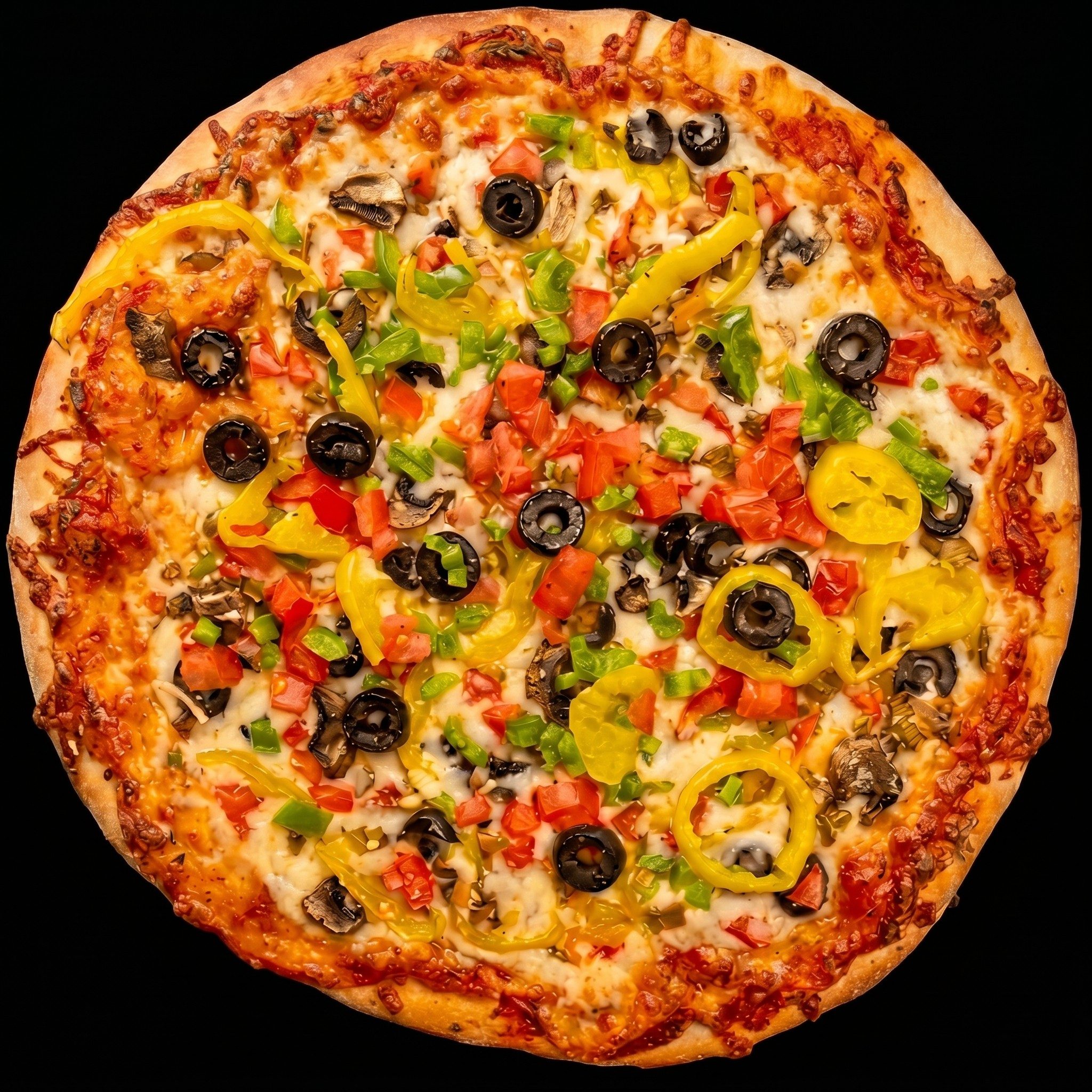 Vegetarian NY Style Pizza.